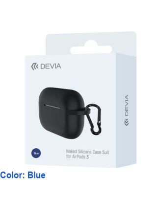 Devia Naked Silicon Case for Airpods 3 - Blue