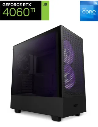 Nzxt H Series H5(2023)flow Intel Core I5-12400f (12th Gen) Rgb Edition Atx Mid Tower Gaming Pc