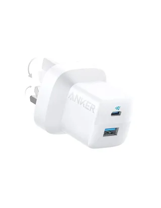 Anker 323 Dual Port 33w Charger - White