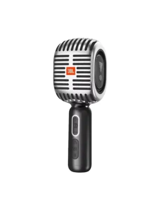 Jbl Kmc600 Karaoke Microphone Speaker - Silver/black