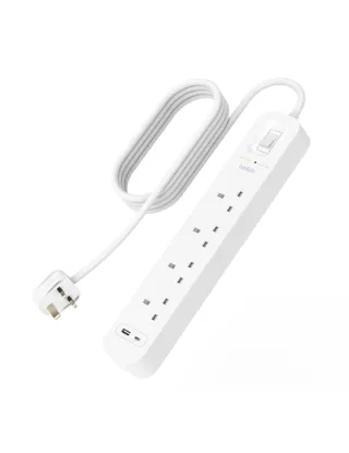 Belkin Connect Surge Protector With Usb-c And Usb-a Ports (4 Outlet With 1 Usb-c & 1 Usb-a)