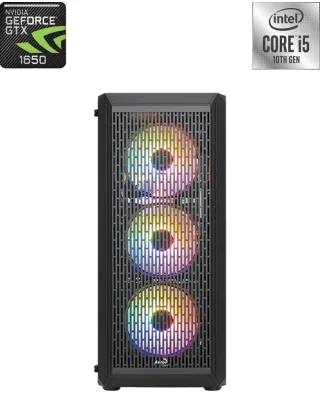 Aerocool Beam Intel Core I5-10400f (10th Gen) Gtx1650 Gaming Pc
