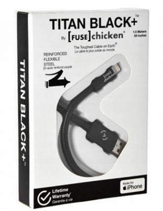 FUSE CHICKEN TITAN BLACK LIGHTNING CABLE 1.5M 59 IN