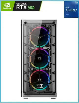 Xigmatek CC Venom X Intel Core i7-11700F Front& Left Tempered Glass Gaming Pc