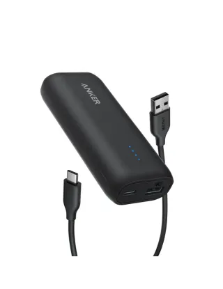 Anker 321 Power Bank (PowerCore 5K) USB-A And USB-C - Black