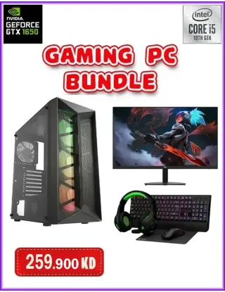 FSP CMT211A ATX  Gaming Pc With Gaming Monitor And 4in1 Gaming Combo Bundle Offer