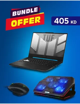 ASUS Laptop With Razer Mouse And Porodo Cooling Pad Bundle Offer