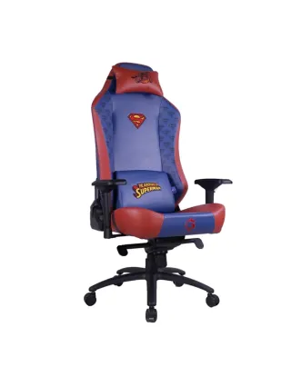 GAMEON Licensed Gaming Chair With Adjustable 4D Armrest & Metal Base - Superman
