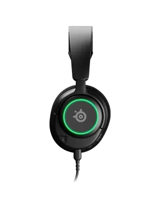 SteelSeries Arctis Nova 3 Wired RGB Gaming Headset, for PC, Playstation & Xbox - Black