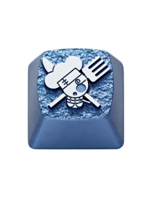 ZomoPlus Customized SANJI Cherry MX Switches And Clones, One Piece Theme Metal Keycap With CNC Engraving (1u Size) For Mechanical Gaming Keyboard