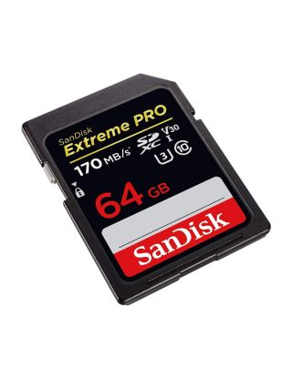 SanDisk Extreme Pro 64GB SDXC UHS-I Card Memory Card- Upto 170MBS
