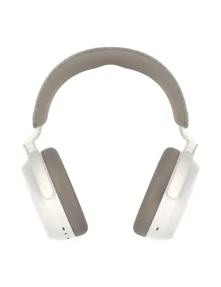 Sennheiser - Momentum 4 Wireless Adaptive Noise-Canceling Over-The-Ear Headphones - White