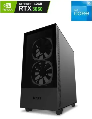 NZXT H510 Atx Elite Tempered Glass Intel Core I5-12400F (12th Gen) Mid Tower Gaming Pc