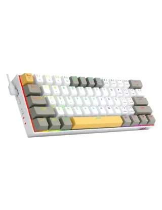 Redragon DRACONIC PRO Wired/2.4G/BT Mechanical Gaming Keyboard - (K530-YL&WT&GY-RGB-PRO)