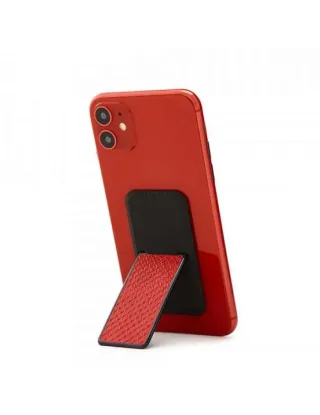 HANDLstick Animal Collection Smartphone Grip And Stand - Red Snakeskin