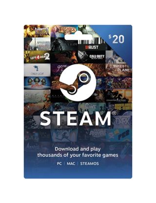 Steam Wallet Gaming Card- $20 (US)-card