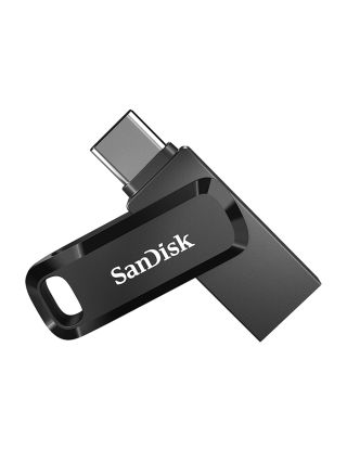 SanDisk 256GB Ultra Dual Drive Go USB Type-C Flash Drive, Black - SDDDC3-256G-G46