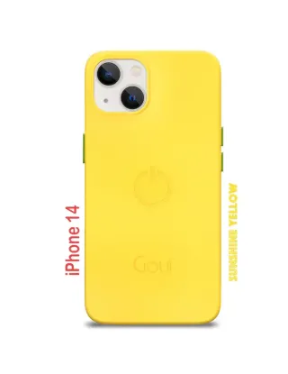Goui iPhone 14 (6.1inch)  Magnetic Case with Magnetic Bars - Sunshine Yellow