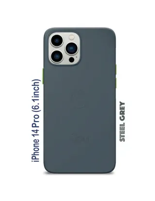 Goui iPhone 14 Pro (6.1inch) Magnetic Case with Magnetic Bars - Steel Grey