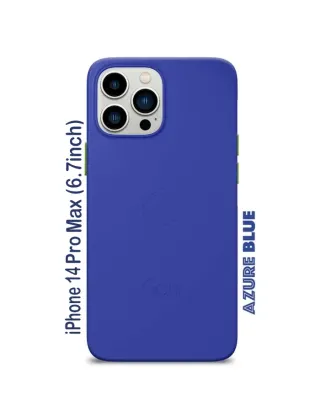 Goui iPhone 14 Pro Max (6.7inch) Magnetic Case with Magnetic Bars - Azure Blue