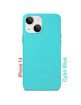 Goui iPhone 14 (6.1inch)  Magnetic Case with Magnetic Bars - Cyan Blue