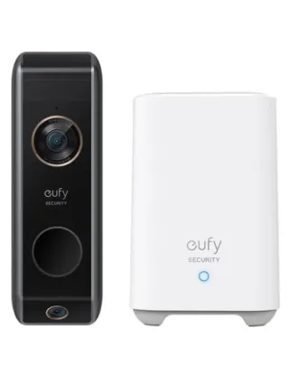 Anker Eufy Video Doorbell Dual Camera 2K with HomeBase - Black