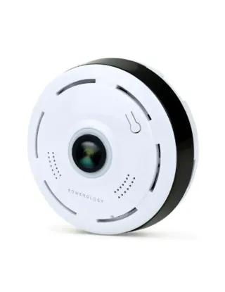 Powerology Wifi Panoramic Camera Ultra Wide Angle Fisheye Lens – White