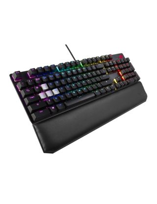 Asus ROG Strix Scope RGB Wired Mechanical Gaming Keyboard - Cherry MX Red - Arabic/English - Black