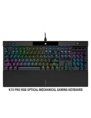Corsair K70 Pro RGB  Optical-Mechanical Gaming Keyboard - Black