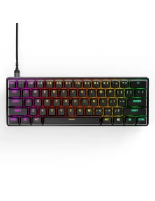 SteelSeries - Apex Pro Mini 60% Wired Mechanical Gaming Keyboard with RGB Backlighting - Black