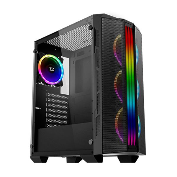 Xigmatek TRIDENT RGB Tempered Glass ATX Case