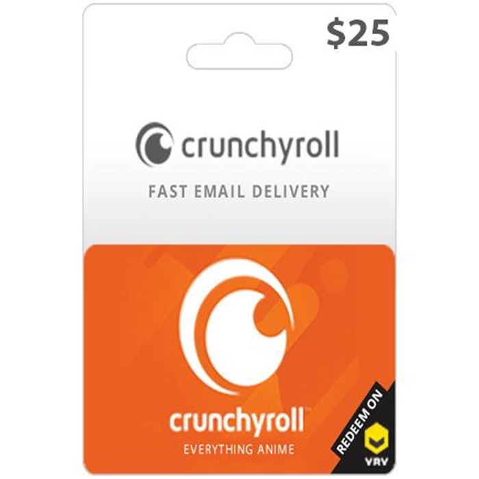 Crunchyroll Gift Card $25