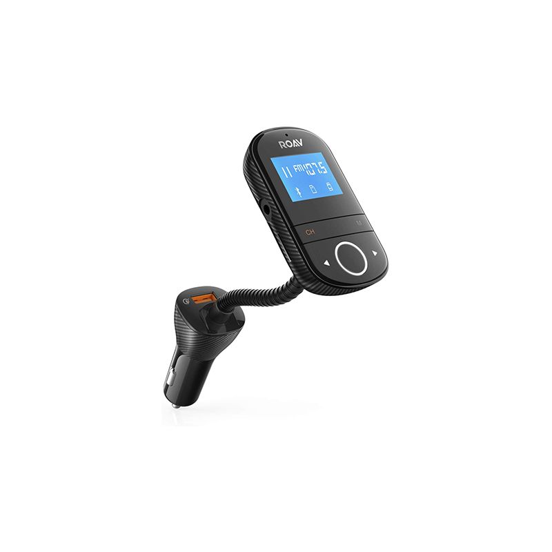 ANKER ROAV BLUETOOTH FM TRANSMITTER AND CAR CHARGER SMART CHARGE F3